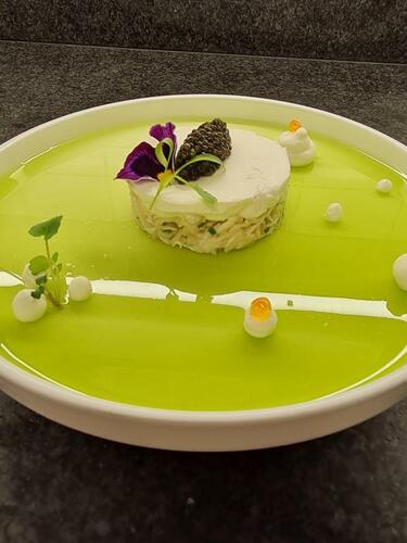 La cuisine inventive d'Olivier Beurné sans cesse renouvelée